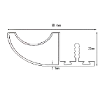 AWP 11 ALUMINIUM LEATHER FILLER PROFILE 